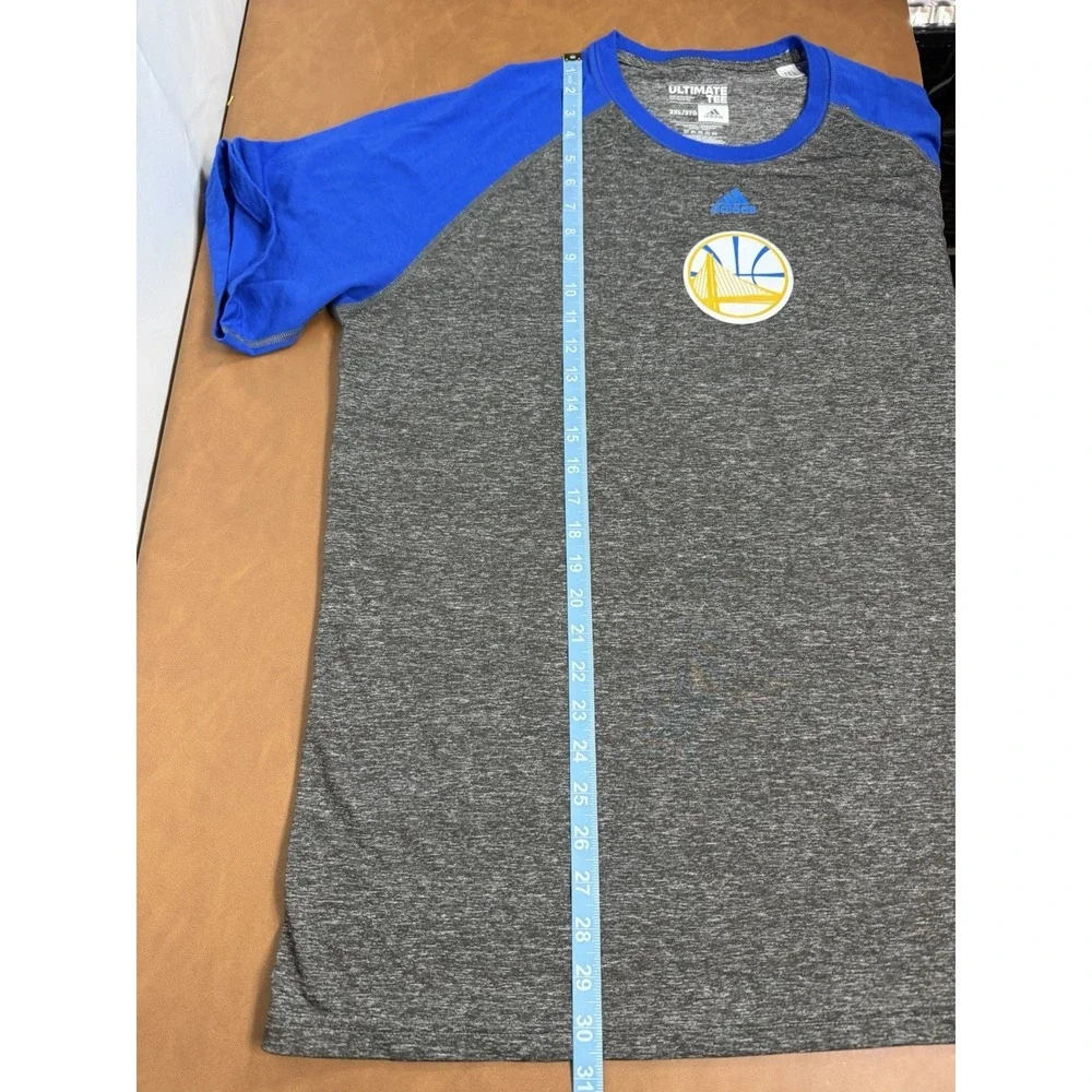 Golden State Warriors NBA Adidas Ultimate Tee T-Shirt Climalite Men's 2XL